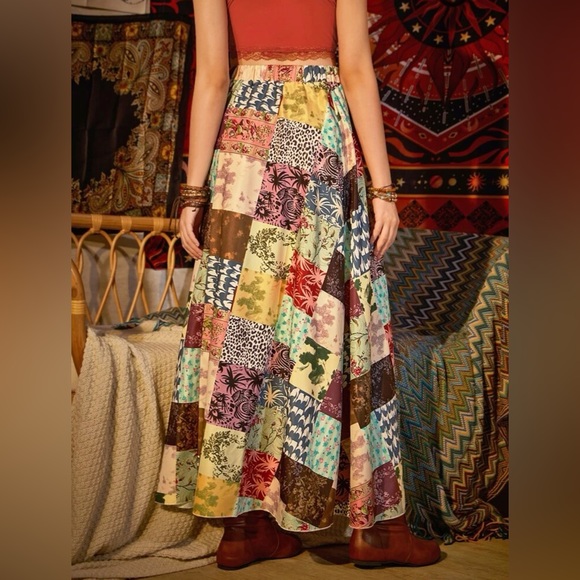 Colorful exotic long dress - Picture 3 of 5